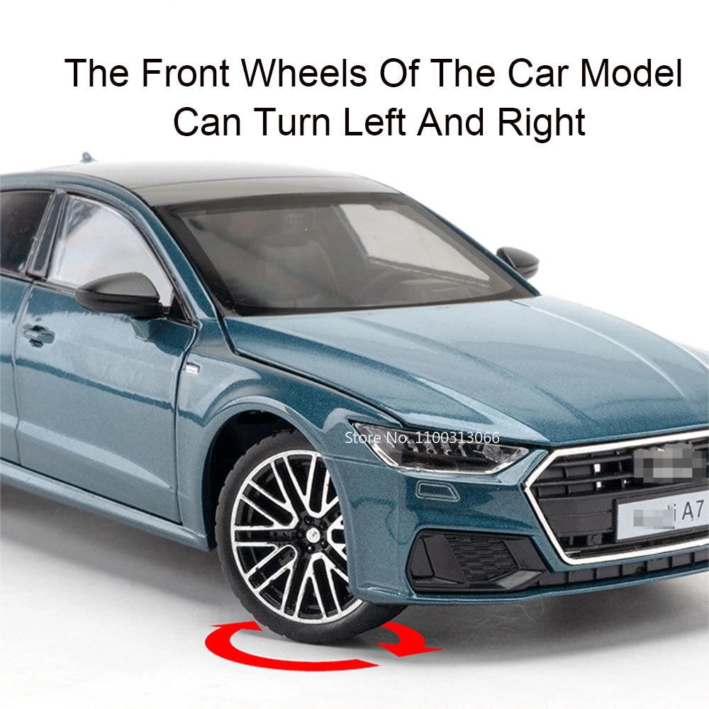 ELMAS 1/24 A7 Alloy Model Car Toys with Light Sound - Al Masam Stationery LLC