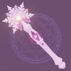 ELMAS Magical Snow Princess Wand with Lights & Sounds - Al Masam Stationery LLC