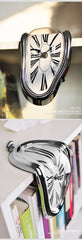 ELMAS Surreal Melting Wall Clock - Dali Inspired Decor