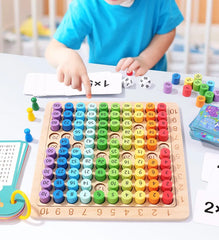 ELMAS - 99 Multiplication Board Game for Kids Learning