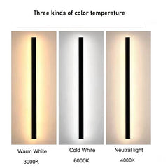 ELMAS Modern Waterproof LED Outdoor Wall Lamp - Al Masam Stationery LLC