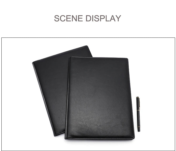 ELMAS Premium Leather A4 Portfolio Organizer Folder - Al Masam Stationery LLC