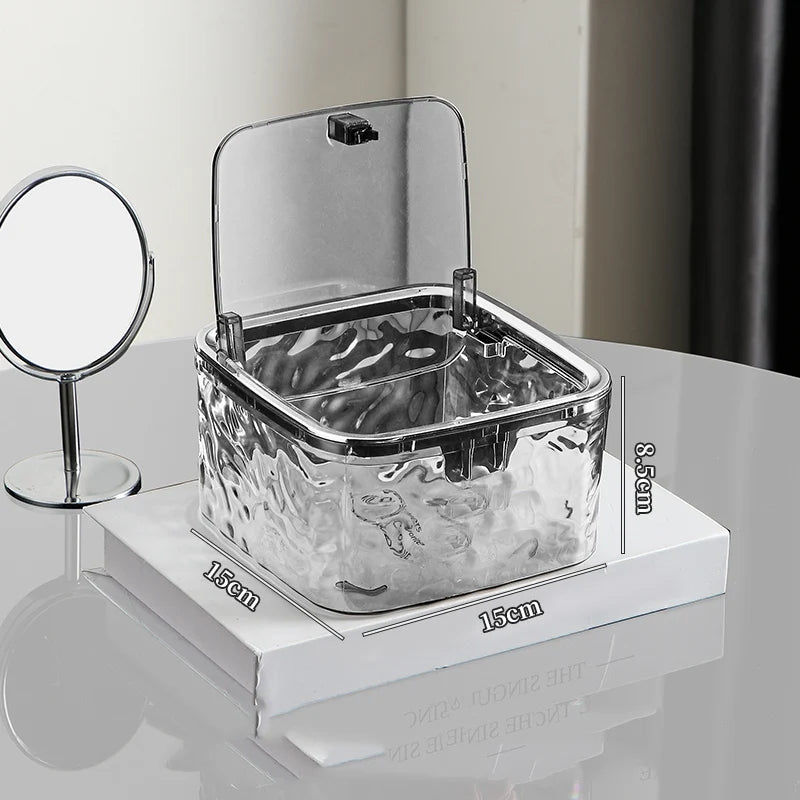 ELMAS Clear Hair Accessories Organizer Acrylic Storage Box - Al Masam Stationery LLC