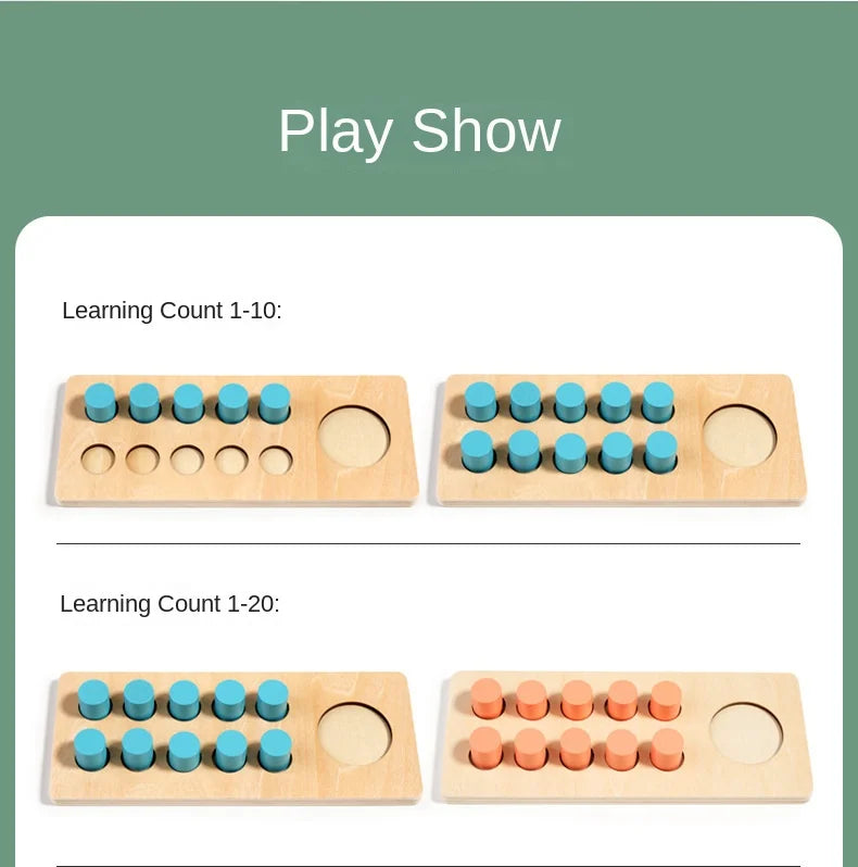 ELMAS: Kids Math Wooden Digital Learning Toys for Fun - Al Masam Stationery LLC