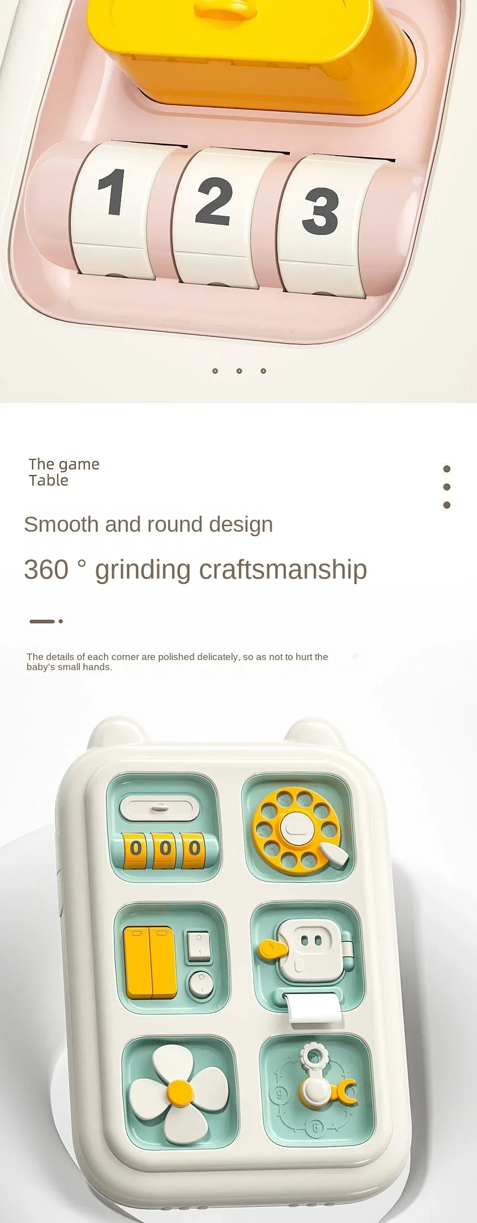 ELMAS - New 6 in 1 Montessori Sensory Busy Board - Al Masam Stationery LLC