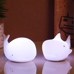 ELMAS Adorable Cat Night Light - 7-Color Touch Lamp