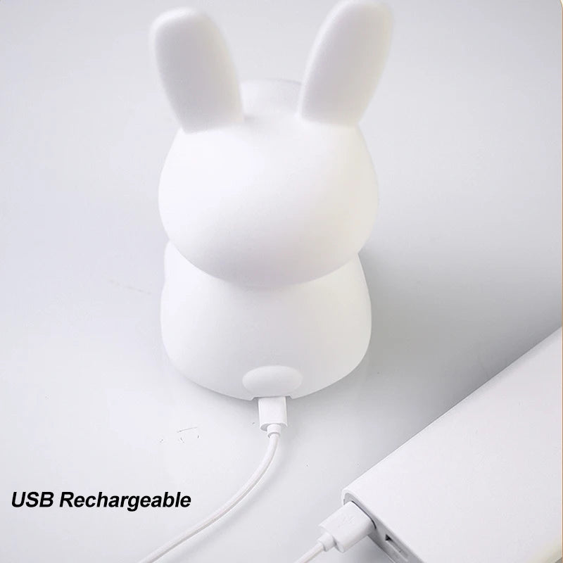 ELMAS Cute Rabbit Touch Sensor LED Night Light for Kids - Al Masam Stationery LLC
