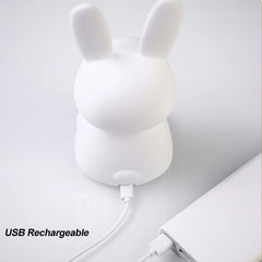 ELMAS Cute Rabbit Touch Sensor LED Night Light for Kids