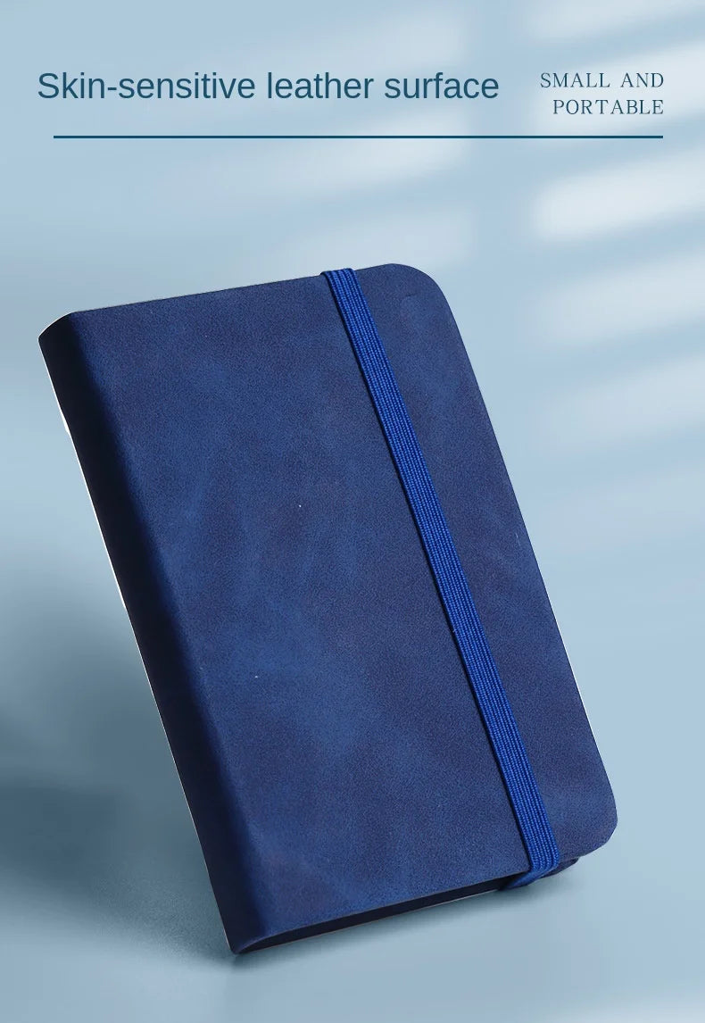 ELMAS Mini Book A7 Portable Leather Waterproof Notebook - Al Masam Stationery LLC