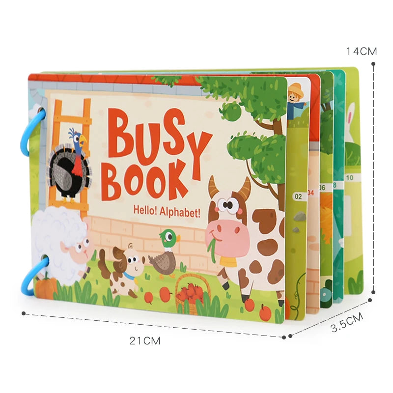 ELMAS - Montessori Baby Busy Book My First Quiet Book - Al Masam Stationery LLC