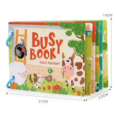 ELMAS - Montessori Baby Busy Book My First Quiet Book