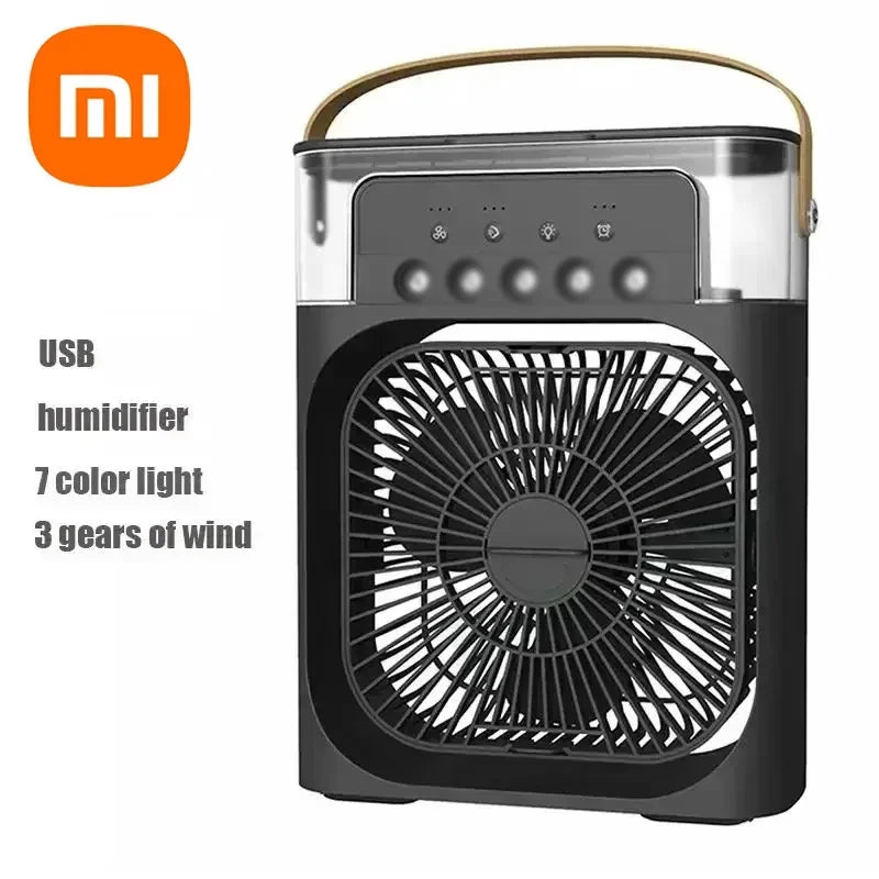 ELMAS Xiaomi 3-in-1 Portable Fan With LED Night Light - Al Masam Stationery LLC
