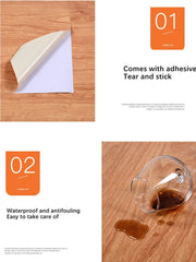 ELMAS Self-Adhesive PVC Wood Grain Wallpaper Decor - Al Masam Stationery LLC