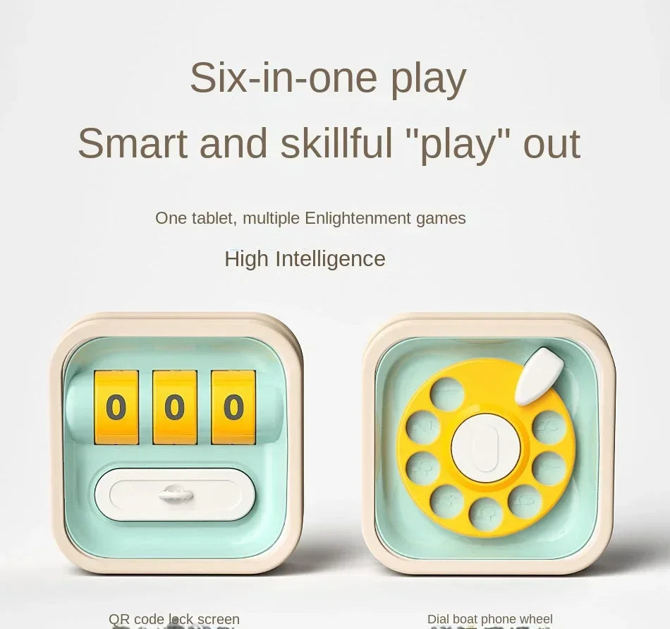 ELMAS - New 6 in 1 Montessori Sensory Busy Board - Al Masam Stationery LLC