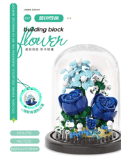 ELMAS Creative Flower Bouquet Building Block Set