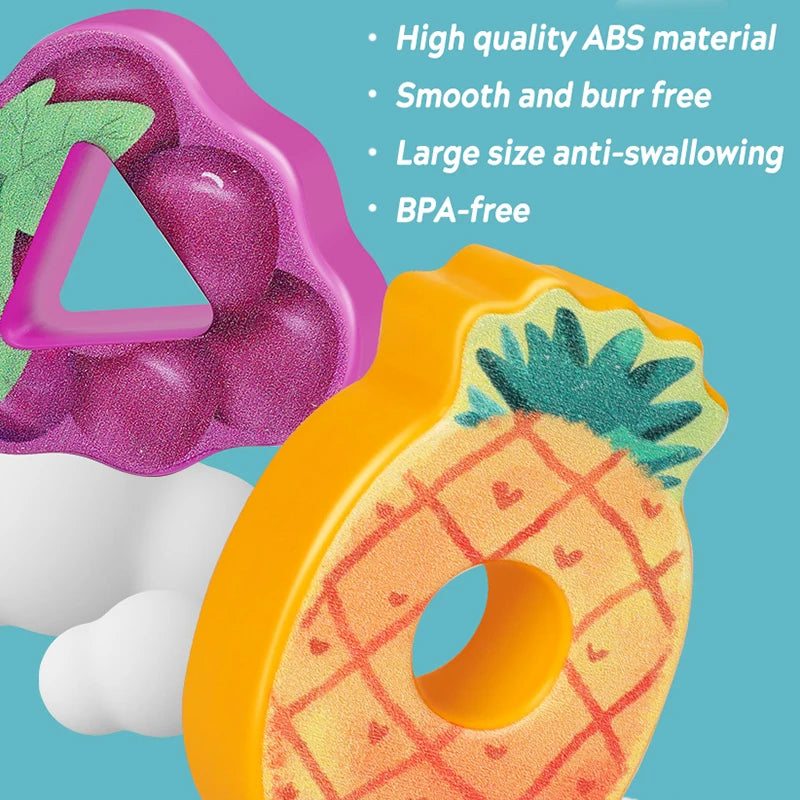 ELMAS Fruit Shape Montessori Threading Toys for Kids - Al Masam Stationery LLC