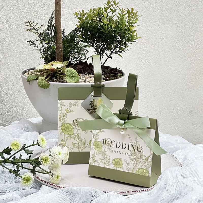 ELMAS 10/30/50Pcs Flower Wedding Portable Gift Boxes - Al Masam Stationery LLC