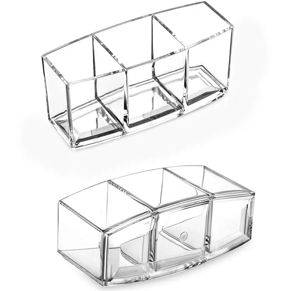 ELMAS Transparent Lipstick Acrylic Makeup Brush Storage Box - Al Masam Stationery LLC