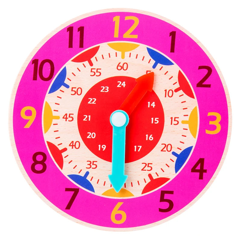 ELMAS Children Montessori Clock Jigsaw Toy for Teaching - Al Masam Stationery LLC