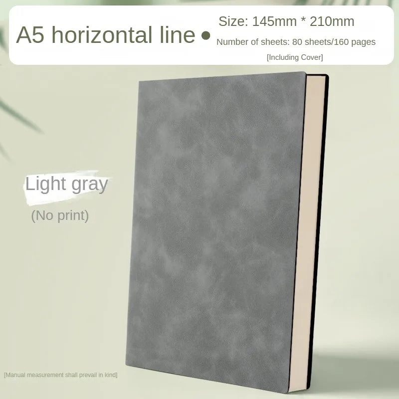 ELMAS A5 Leather Book Skin Notepad for Business Use - Al Masam Stationery LLC