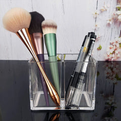 ELMAS Transparent Lipstick Acrylic Makeup Brush Storage Box - Al Masam Stationery LLC