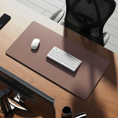 ELMAS Premium Dual-Sided Cork & Leather Mouse Pad