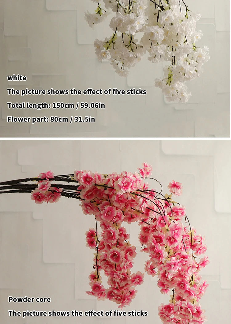 ELMAS Elegant Cherry Blossom Silk Branch Decor - Al Masam Stationery LLC