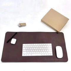 ELMAS Dual-Sided Waterproof PU Leather Mouse Pad