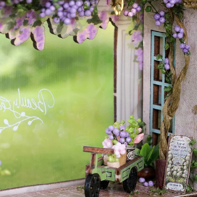 ELMAS Enchanting DIY Mini Dollhouse with LED Lights - Al Masam Stationery LLC