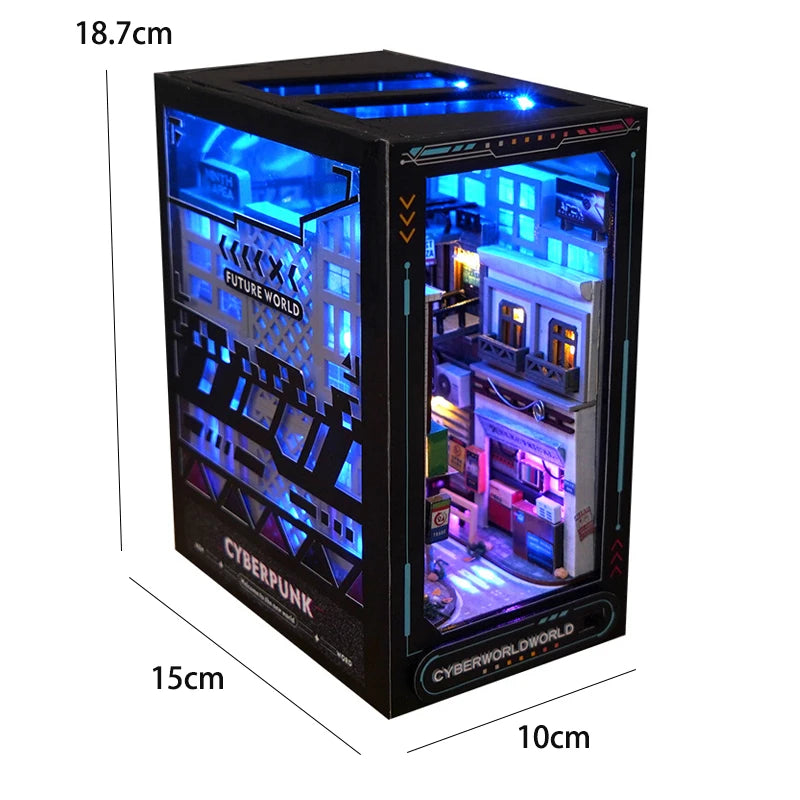 ELMAS Creative 3D Puzzle Dollhouse Bookshelf Set - Al Masam Stationery LLC