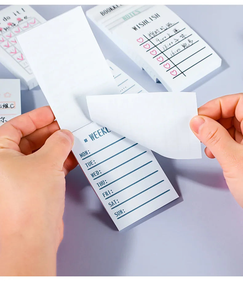 ELMAS 50Sheets Planner Memo Pad for Study & Work - Al Masam Stationery LLC