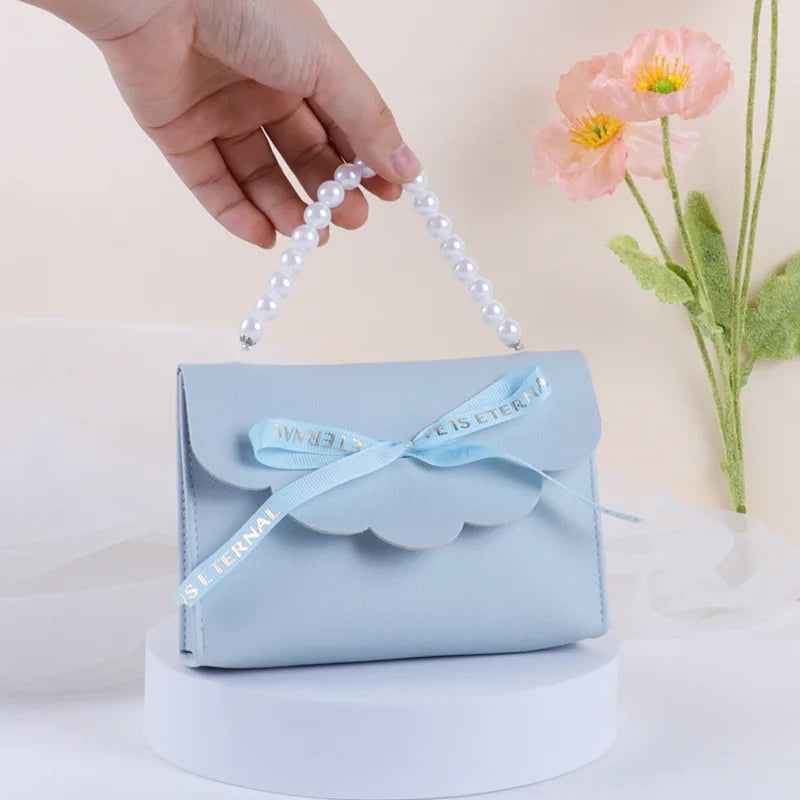 ELMAS 5/10/20Pcs Leather Gift Bags Mini Handbag Set - Al Masam Stationery LLC