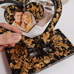 ELMAS DIY Heart-Shaped Silicone Mould for Photo Frames - Al Masam Stationery LLC