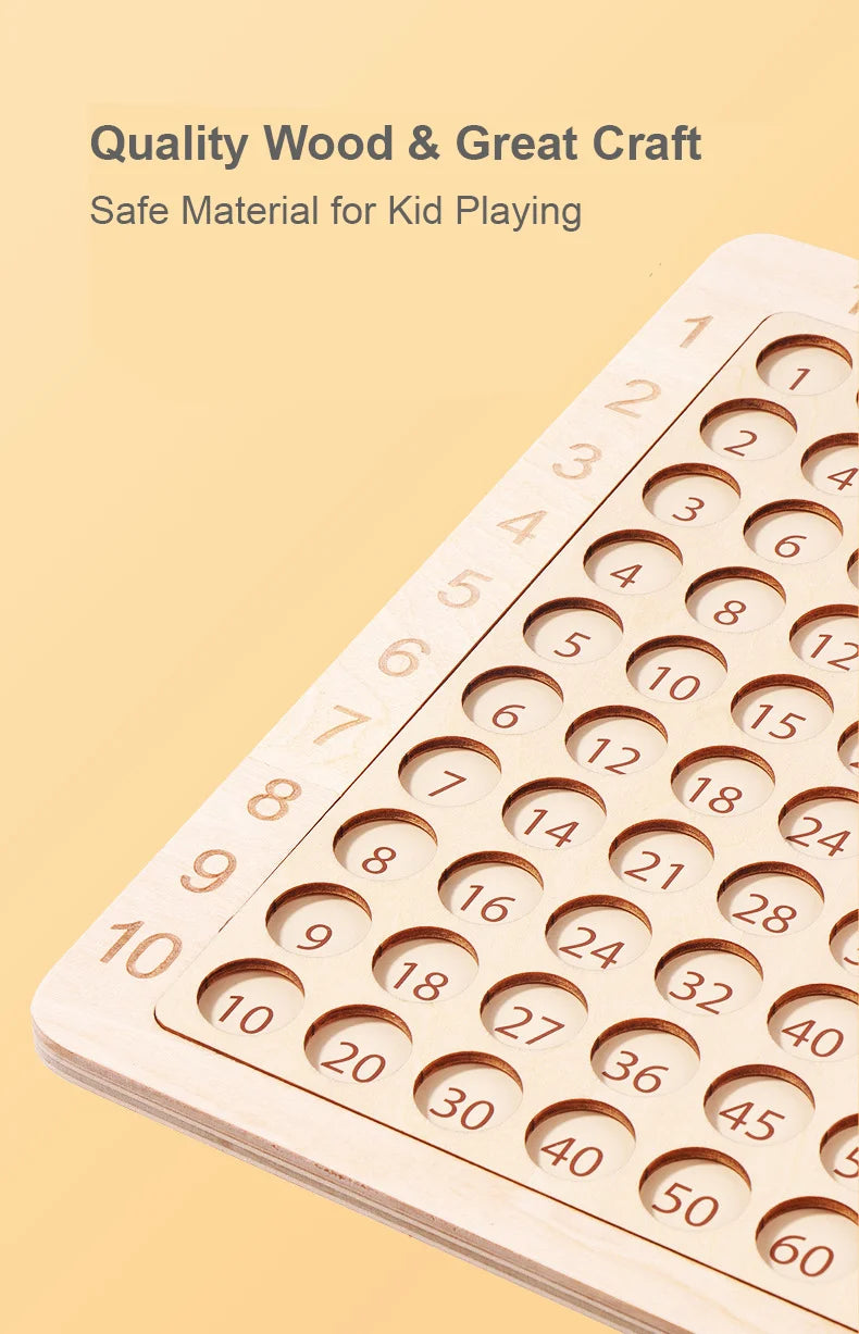 ELMAS - 99 Multiplication Board Game for Kids Learning - Al Masam Stationery LLC