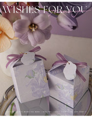 ELMAS Gift Boxes Wedding Favors Gardenia Flower Box