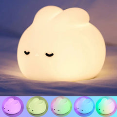 ELMAS Adorable Bunny Night Light for Kids' Rooms