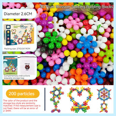 ELMAS Colorful Plum Blossom Building Blocks for Kids