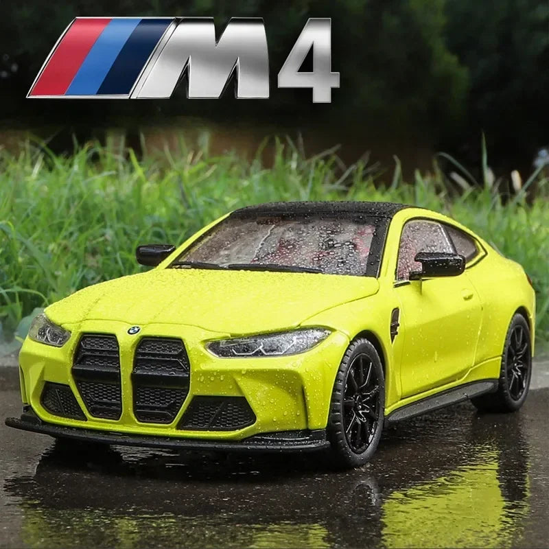 ELMAS BMW M4 Alloy 1:24 Scale Diecast Toy Car Gift - Al Masam Stationery LLC