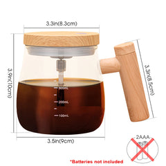 ELMAS Self Stirring Coffee Cup Electric Mixing Mug 400ml - Al Masam Stationery LLC