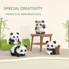 ELMAS Creative Panda Building Blocks for Kids' Fun