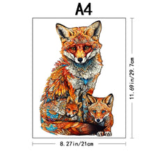 ELMAS Wooden Puzzle Gifts - Cat & Peacock Intelligence Game - Al Masam Stationery LLC