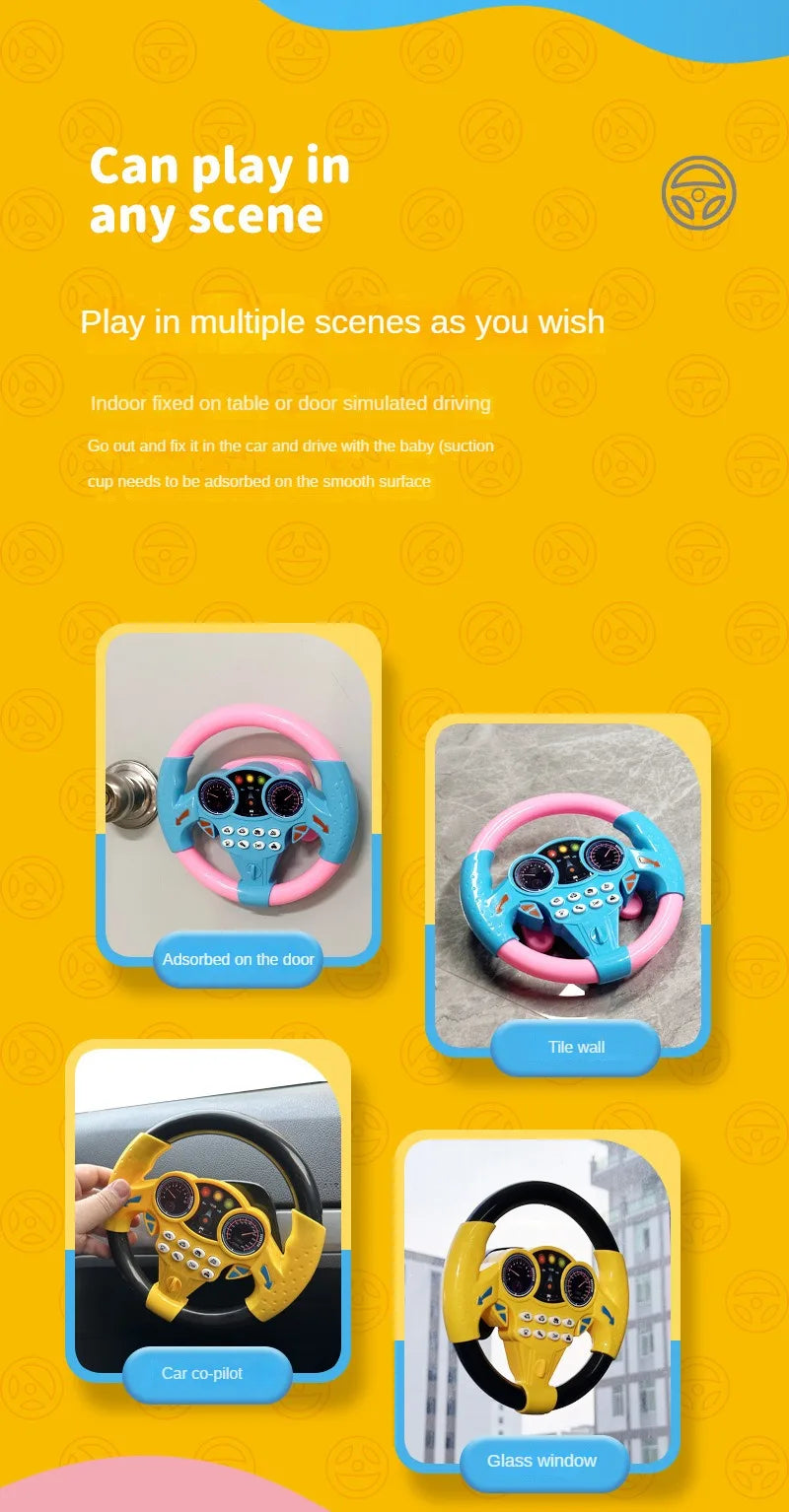 ELMAS Infant Shining Steering Wheel Toys for Kids - Al Masam Stationery LLC