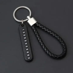 ELMAS Stylish Anti-Lost Keychain with Phone Card