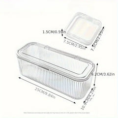 ELMAS Acrylic Nail Art Storage Box Set with Lid Sealed - Al Masam Stationery LLC