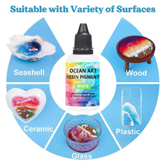 ELMAS Vibrant White Epoxy Resin Pigment for Art & Jewelry