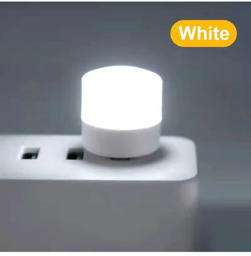 ELMAS Mini USB Night Light Warm White Eye Protection Bulb - Al Masam Stationery LLC