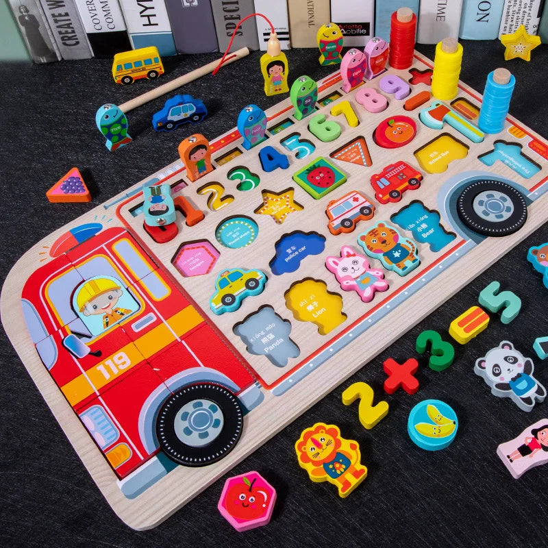 ELMAS QWZ Kids Montessori Educational Math Toys Gifts - Al Masam Stationery LLC