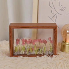 ELMAS 20PCS Tulip Nightlight Handmade Photo Frame Lamp