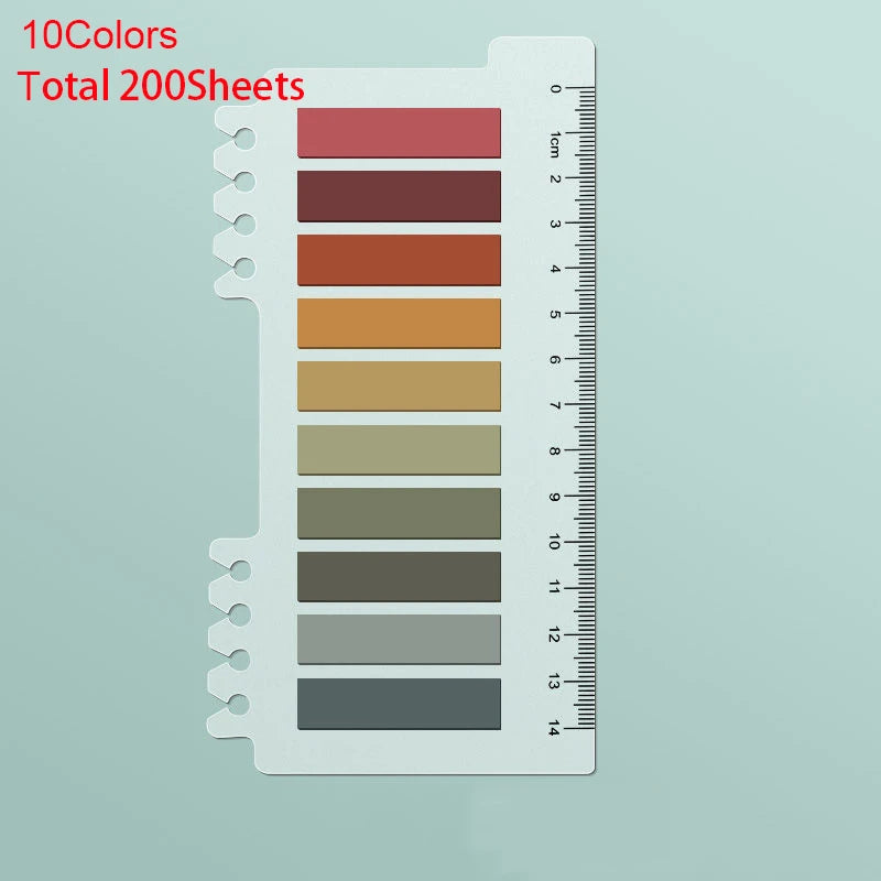 ELMAS Retro Morandi Sticky Notes Notepad School Supplies - Al Masam Stationery LLC