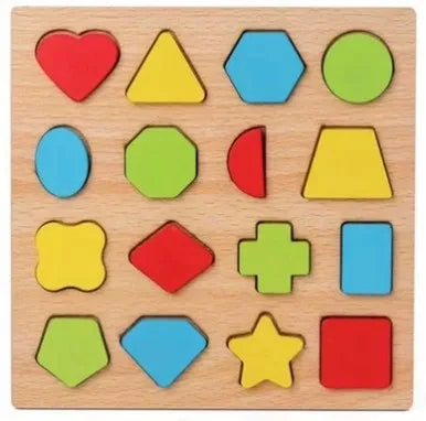ELMAS Wooden Puzzle Montessori Toys for 1-3 Years Kids - Al Masam Stationery LLC